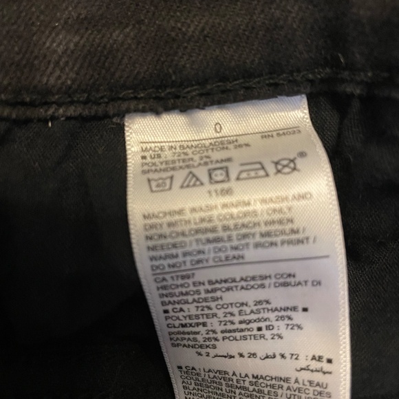 Distressed Black Jean Shorts--Old Navy - Picture 3 of 4